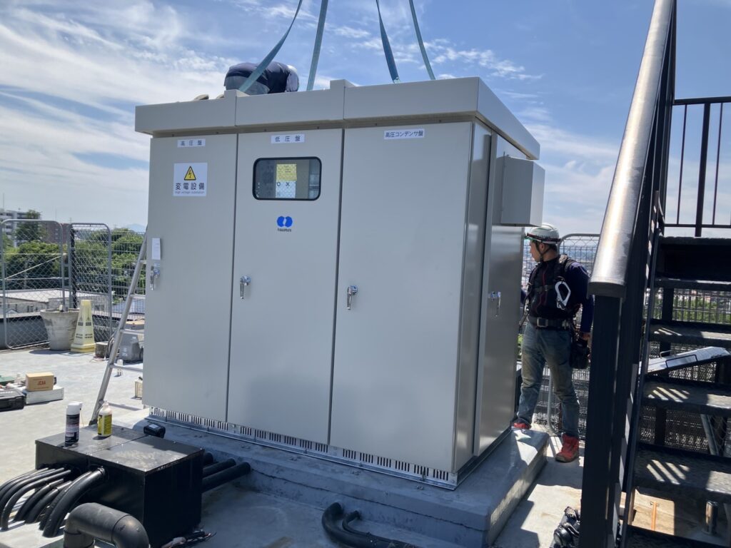 電気工事　キュービクル交換