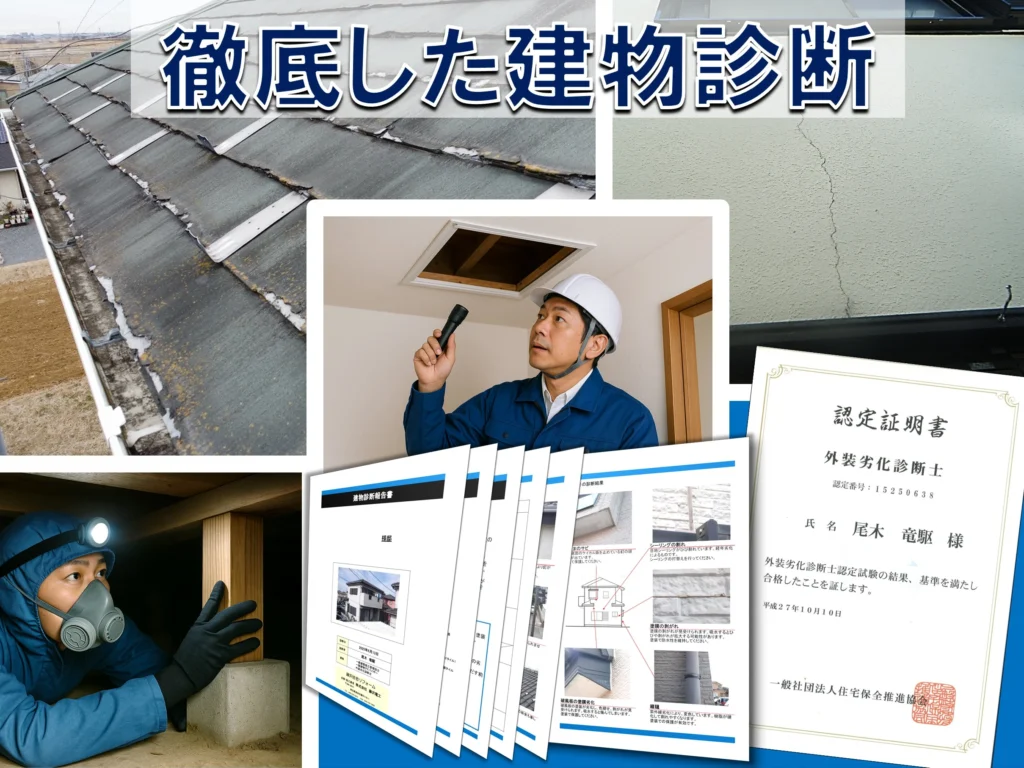 徹底した建物診断の藤沢住宅リフォーム
